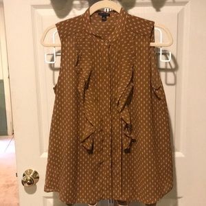 Sleeveless Ann Taylor blouse